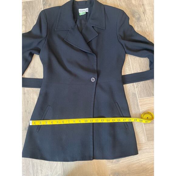 Vintage Bebe Women’s Double Breasted Jacket Black size 4. - Picture 12 of 14